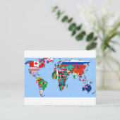 世界の旗2014 ポストカード (スタンド正面)