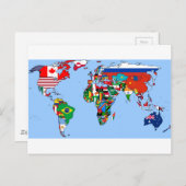 世界の旗2014 ポストカード (正面/裏面)