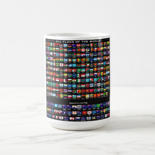世界の旗 – 195カ国コレクション コーヒーマグカップ (中央)