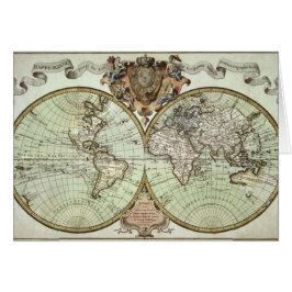 世界の旧式な地図