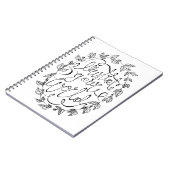 世界の書道を描く ノートブック (左側)