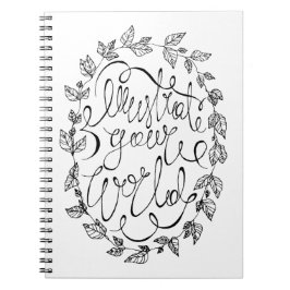 世界の書道を描く ノートブック