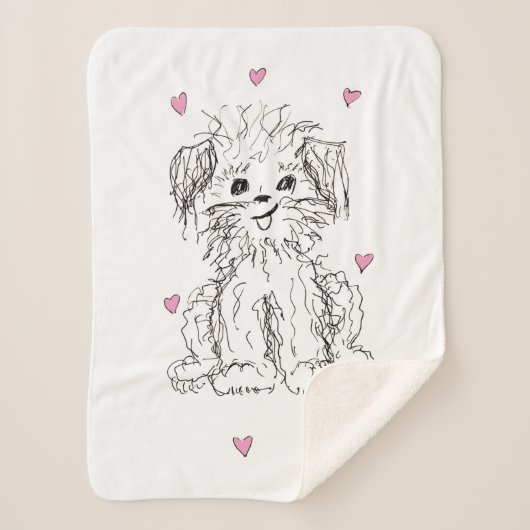 世界の最もかわいい小犬 シェルパブランケット (正面)