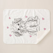 世界の最もかわいい小犬 シェルパブランケット (正面(横))