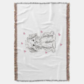 世界の最もかわいい小犬 スローブランケット (正面縦)