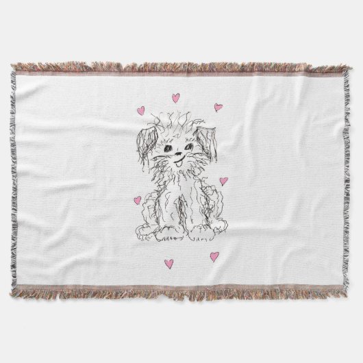 世界の最もかわいい小犬 スローブランケット (正面)