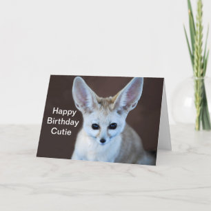 世界の最もかわいいFennecのキツネ カード