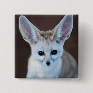 世界の最もかわいいFennecのキツネ 缶バッジ