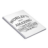 世界の最もすばらしいダンスの先生 ノートブック (右側)