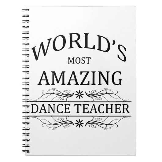 世界の最もすばらしいダンスの先生 ノートブック (正面)