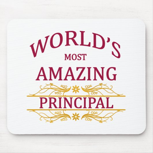 世界の最もすばらしい校長 マウスパッド (正面)