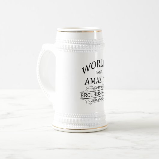 世界の最もすばらしい義理の兄弟 ビールジョッキ (正面左)