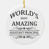 世界の最もすばらしい補助校長 セラミックオーナメント (裏面)