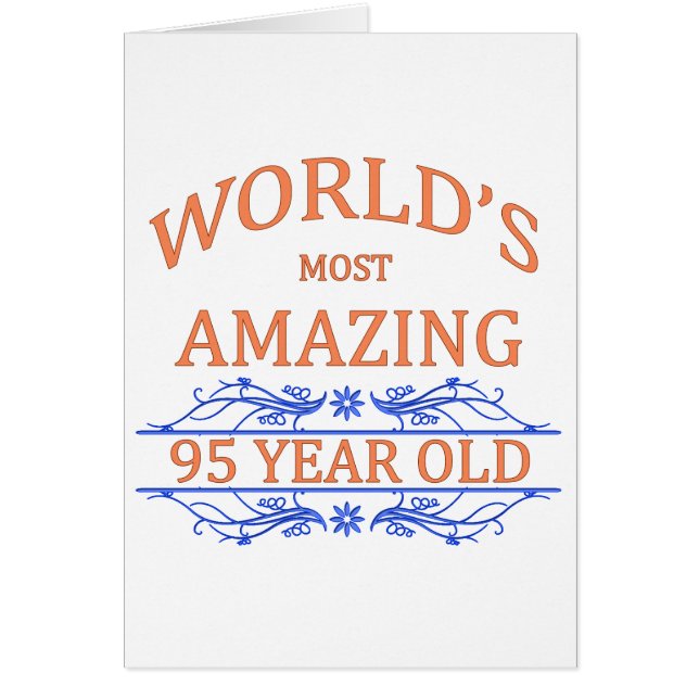 世界の最もすばらしい95歳 (正面)