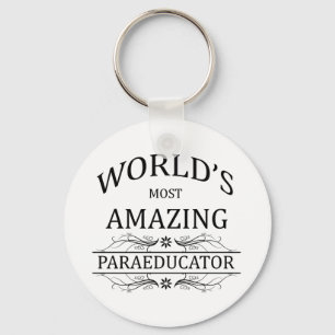 世界の最もすばらしいParaeducator キーホルダー