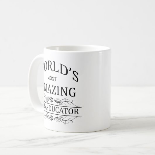世界の最もすばらしいParaeducator コーヒーマグカップ (正面左)