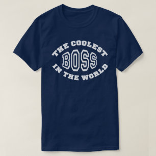 世界の最もクールなボス Tシャツ