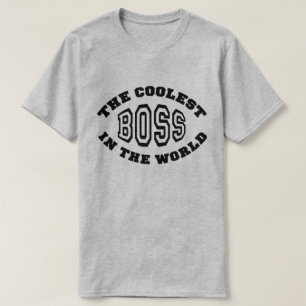 世界の最もクールなボス Tシャツ