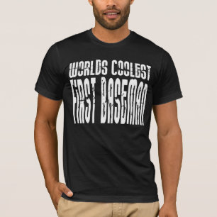 世界の最もクールな一塁手 Tシャツ