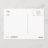 世界の最もハンサムな猫 ポストカード (裏面)