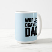 世界の最もパパ旅行コーヒーマグ コーヒーマグカップ (正面右)