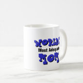 世界の最も十分なお母さんのマグ コーヒーマグカップ (正面右)