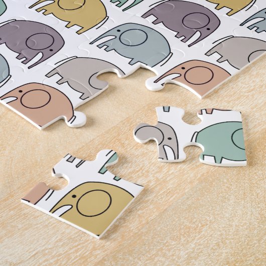 世界の最も堅い象のパズル ジグソーパズル (側面)