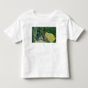 世界の最も大きい金塊の眺め トドラーTシャツ