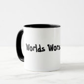 世界の最も悪いボスのマグ マグカップ (正面左)