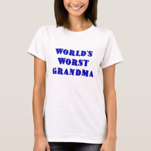 世界の最も悪い祖母 Tシャツ
