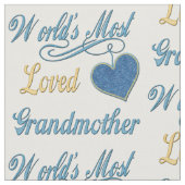 世界の最も愛された祖母 ファブリック (クローズアップ)