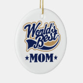世界の最も最高のなお母さんのオーナメントの記念品のギフト セラミックオーナメント (右)