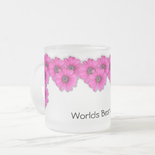 世界の最も最高のなお母さんのマグ フロストグラスマグカップ (正面左)