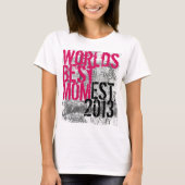 世界の最も最高のなお母さんの落書きのTシャツ Tシャツ (正面)