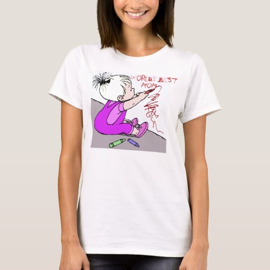 世界の最も最高のなお母さんのTシャツ Tシャツ (正面)
