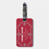 "世界の最も最高のなお母さん"の荷物のラベル ラゲッジタグ (裏面縦)