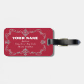 "世界の最も最高のなお母さん"の荷物のラベル ラゲッジタグ (裏面横)