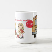 世界の最も最高のなバス運転手(名前入りがある場合もあります) コーヒーマグカップ (中央)