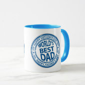 世界の最も最高のなパパの信号器のコーヒー・マグ マグカップ (正面右)