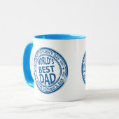 世界の最も最高のなパパの信号器のコーヒー・マグ マグカップ (正面左)