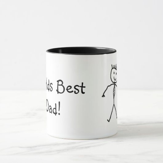 世界の最も最高のなパパの信号器のマグ マグカップ (中央)