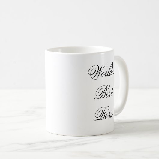 世界の最も最高のなボス コーヒーマグカップ (正面右)