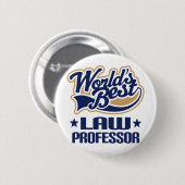 世界の最も最高のな法学教授 缶バッジ (正面&裏面)