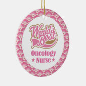 世界の最も最高のな腫瘍学のナース セラミックオーナメント (右)