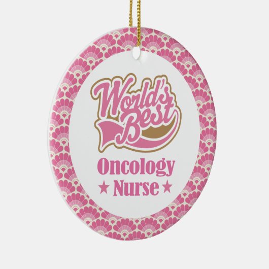世界の最も最高のな腫瘍学のナース セラミックオーナメント (右)