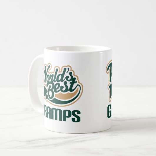 世界の最も最高のなGrampsのギフト コーヒーマグカップ (正面左)