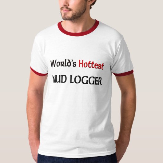 世界の最も熱い泥の自動記録器 Tシャツ (正面)