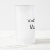 世界の最も熱い石大工 フロストグラスビールジョッキ (中央)