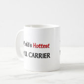 世界の最も熱い郵便配達員 コーヒーマグカップ (正面左)