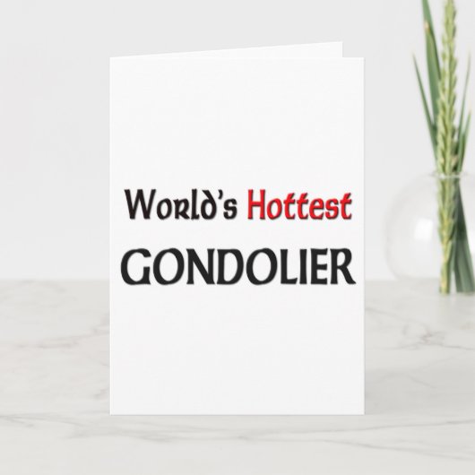 世界の最も熱いGondolier カード (正面)